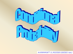 Conditional Probability conditional_probability