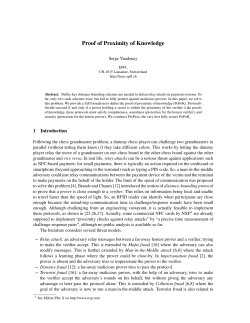 Proof of Proximity of Knowledge