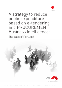 A strategy to reduce public expenditure based on e