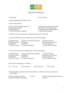 NRC Initial Service Assessment Form