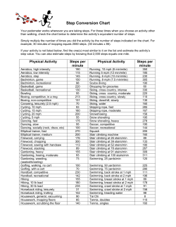Step Conversion Chart