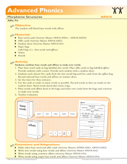 AP.018 Affix Fit - Florida Center for Reading Research