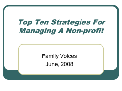 Molly`s Top Ten Strategies For Managing A Non