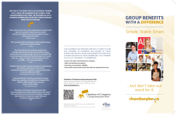 group benefits - South Cariboo Chamber of Commerce
