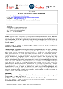 Modeling and Control of Cyber-Social Dynamics