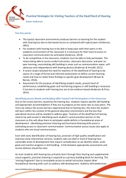 Practical Strategies for Visiting TODs