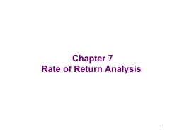 Chapter 7 engineering economics