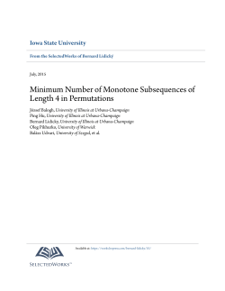 Minimum Number of Monotone Subsequences of