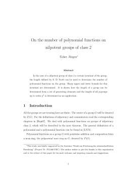On the number of polynomial functions on nilpotent groups of class 2