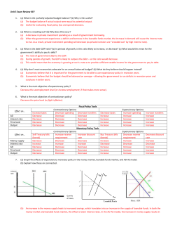 Unit 5 Exam Review KEY (a) What is the cyclically