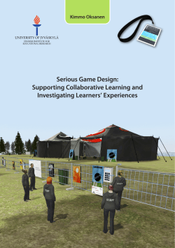 Serious Game Design - Koulutuksen tutkimuslaitos