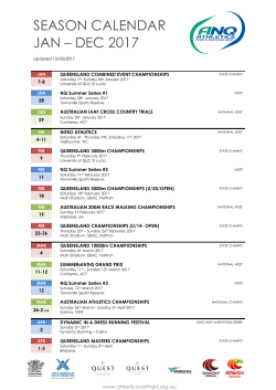season calendar jan – dec 2017