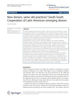 New donors, same old practices? South