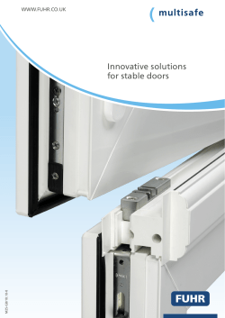 Innovative solutions for stable doors