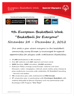 9th European Basketball Week