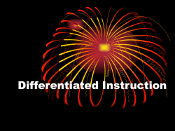 Differentiated Instruction - SUNY-Shanghai-Wiki