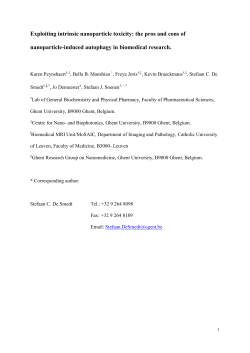 The efficient degradation of intracellular constituents like