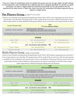 Players groups - Wigwam Golf Resort