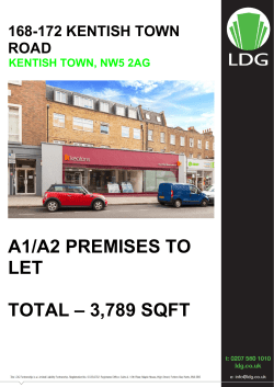 a1/a2 premises to let total &ndash; 3789 sqft