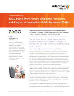 ZAGG Boosts Profit Margins with Better