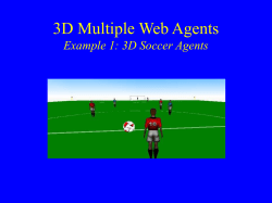 3D Soccer Agent - VU Computer Science