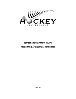 domestic tournament review timeline