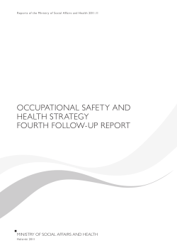 Occupational Safety and Health Strategy Fourth follow