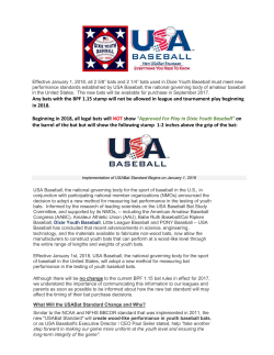 Any bats with the BPF 1.15 stamp will not be allowed in