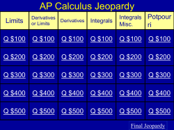 Jeopardy