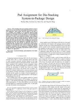 Pad Assignment for Die-Stacking System-in