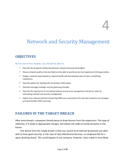 Strategic Security Planning Principles