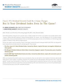 But Is Your Dividend Index Even In The Game?