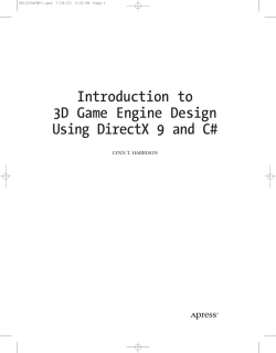 Introduction to 3D Game Engine Design Using DirectX 9