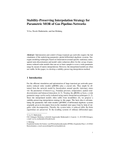 Stability-Preserving Interpolation Strategy for Parametric