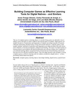 Building Computer Games as Effective Learning Tools for Digital