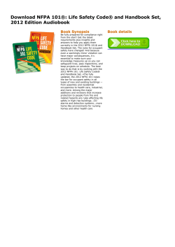NFPA 101&reg;: Life Safety Code&reg; and Handbook Set, 2012