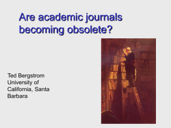 The Peculiar Economics of Scientific Information