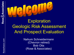 Exploration Geologic Risk Assessment and Prospect Evaluation