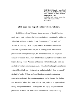 2015 Year-End Report on the Federal Judiciary
