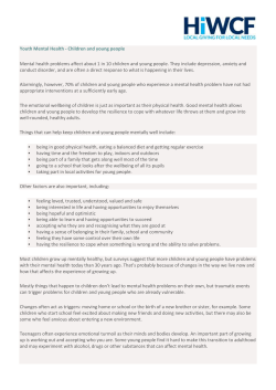 These are some of the mental health problems that can affect