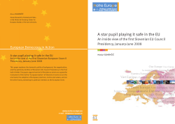A star pupil playing it safe in the EU