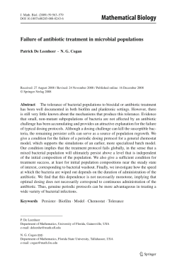Mathematical Biology - FSU Math