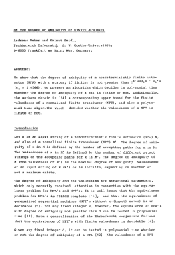 On the degree of ambiguity of finite automata