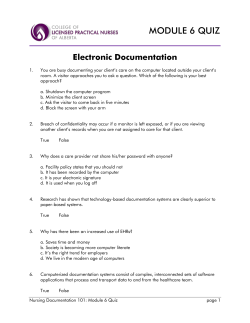 module 6 quiz - Study with CLPNA