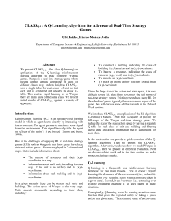 A Q-Learning Algorithm for Adversarial Real