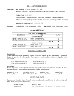 Grading Periods 2016-2017