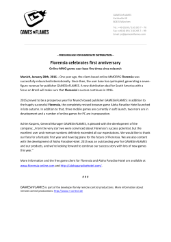 Florensia celebrates first anniversary