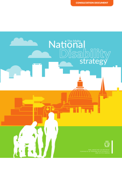the malta national disability strategy