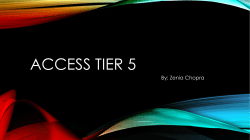 ACCESS TIER 5