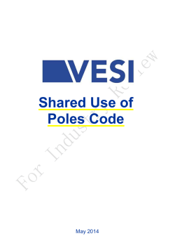 Shared Use of Poles Code